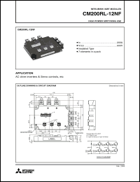 Click here to download CM200RL-12NF_09 Datasheet