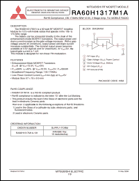 Click here to download RA60H1317M1A_08 Datasheet