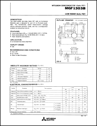 Click here to download MGF1303B_97 Datasheet