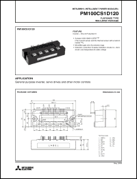 Click here to download PM100CS1D120 Datasheet