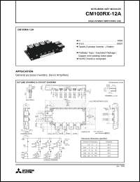 Click here to download CM100RX-12A Datasheet