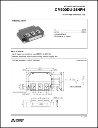 Click here to download CM600DU-24NFH Datasheet