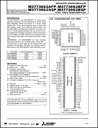 Click here to download M37730S2BFP Datasheet