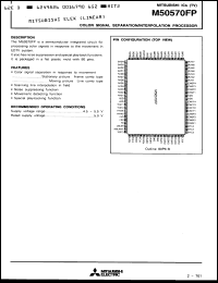 Click here to download M50570FP Datasheet