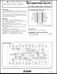 Click here to download M51291FP Datasheet