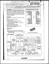 Click here to download M51781SP Datasheet