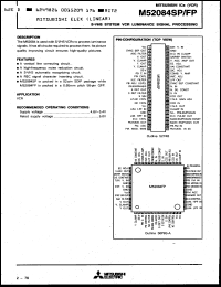 Click here to download M52084SP Datasheet