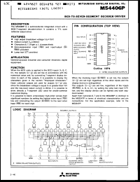 Click here to download M54406P Datasheet