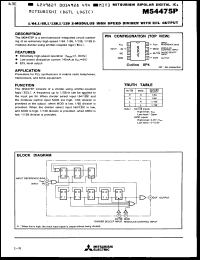 Click here to download M54475P Datasheet