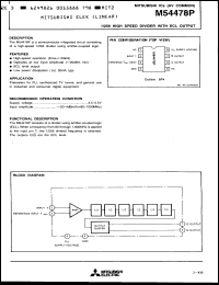 Click here to download M54478P Datasheet