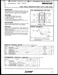 Click here to download M54574P Datasheet