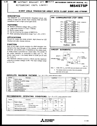 Click here to download M54575P Datasheet