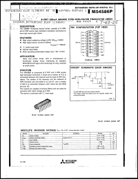 Click here to download M54586P Datasheet