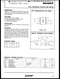 Click here to download M54601P Datasheet