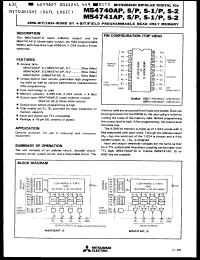 Click here to download M54741AS2 Datasheet