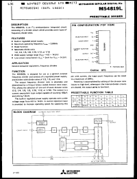 Click here to download M54819L Datasheet