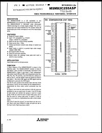 Click here to download M5M82C255ASP Datasheet