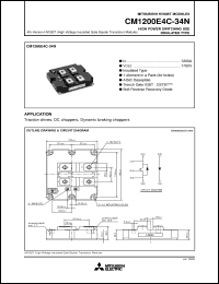 Click here to download CM1200E4C-34N Datasheet