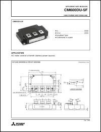 Click here to download CM600DU-5F_09 Datasheet