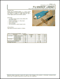 Click here to download FU-650SDF-FW5M1 Datasheet