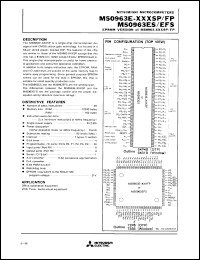 Click here to download M50963E-XXXFP Datasheet