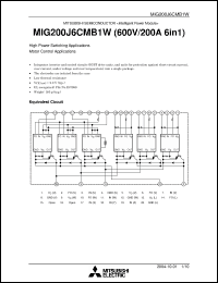 Click here to download MIG200J6CMB1W Datasheet