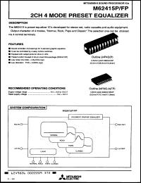 Click here to download M62415 Datasheet