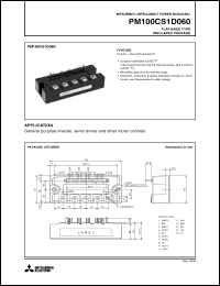 Click here to download PM100CS1D060 Datasheet