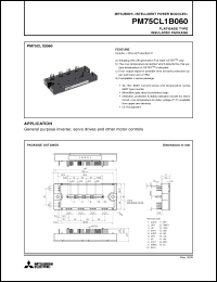Click here to download PM75CL1B060 Datasheet