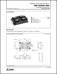 Click here to download RM1200HE-66S Datasheet