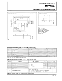Click here to download M67748L Datasheet