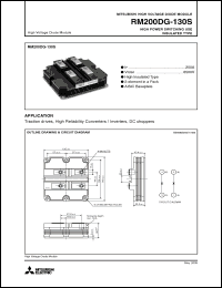 Click here to download RM200DG-130S Datasheet