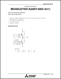 Click here to download MG400J2YS61A Datasheet