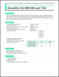 Click here to download MM1165FM Datasheet