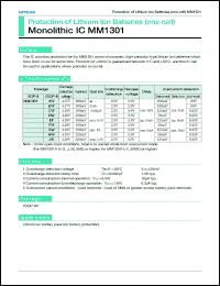 Click here to download MM1301BW Datasheet