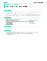 Click here to download MM1089XF Datasheet