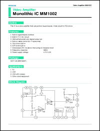 Click here to download MM1002F Datasheet