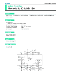 Click here to download MM1186XS Datasheet
