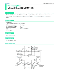 Click here to download MM1196 Datasheet