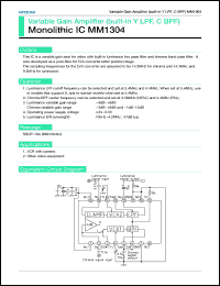 Click here to download MM1304XJ Datasheet