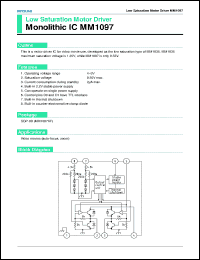 Click here to download MM1097XF Datasheet