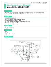 Click here to download MM1068XS Datasheet