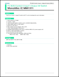 Click here to download MM1311AD Datasheet