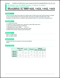 Click here to download MM1422XJ Datasheet