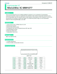 Click here to download MM1077 Datasheet