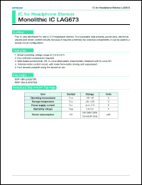 Click here to download LAG673F Datasheet