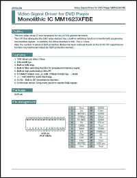 Click here to download MM1623XFBE Datasheet