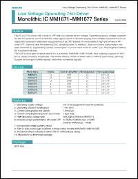 Click here to download MM1677 Datasheet
