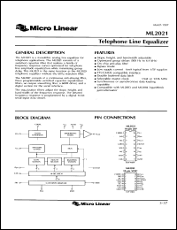 Click here to download ML2021CP Datasheet