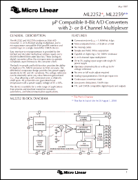 Click here to download ML2252 Datasheet